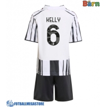 Fotballdrakt Barn Juventus Lloyd Kelly #6 Hjemmedraktsett 2025-26 Kortermet (+ Korte bukser)